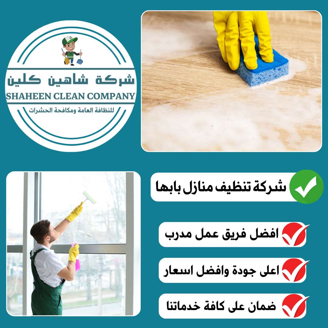 شركة تنظيف منازل بابها